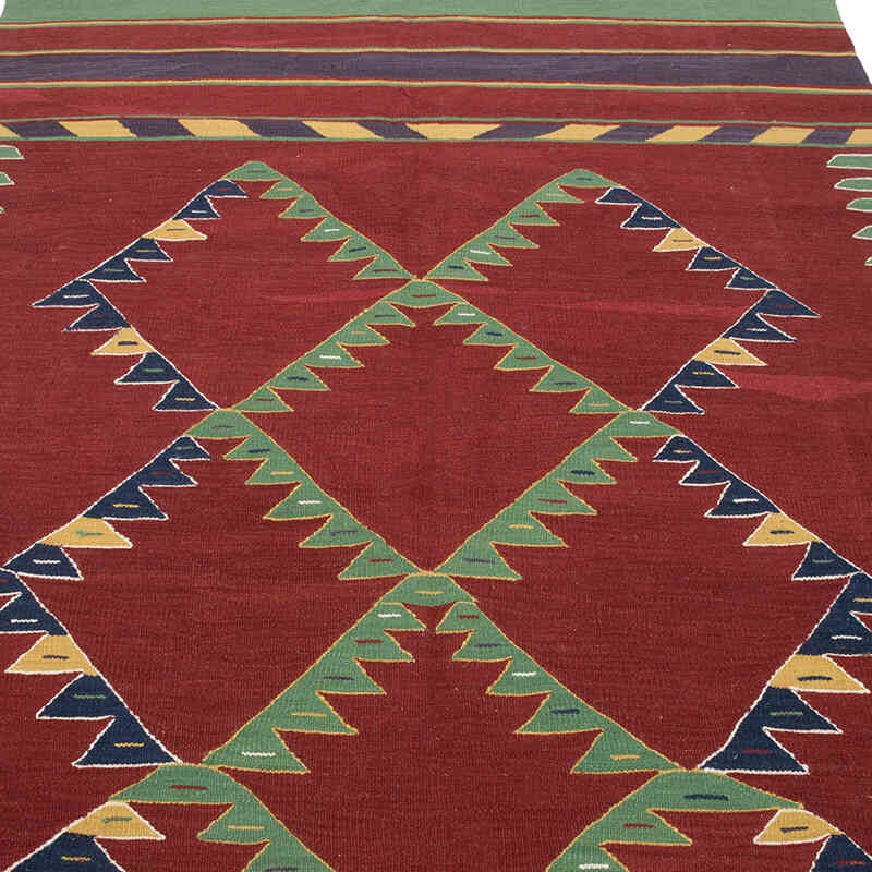New Handwoven Turkish Kilim Rug - 5'  x 6' 11" (60" x 83") - K0070243