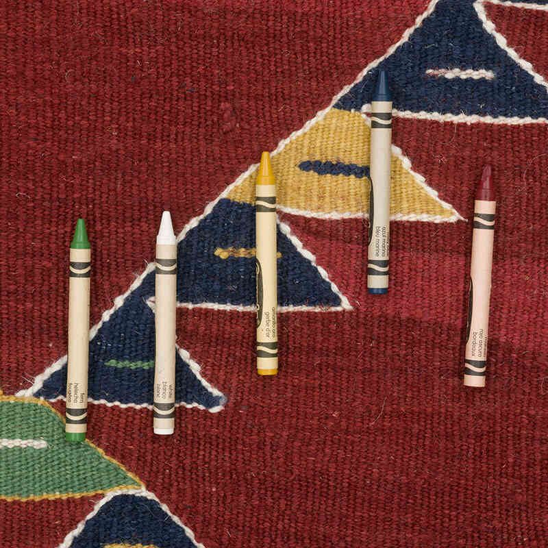New Handwoven Turkish Kilim Rug - 5'  x 6' 11" (60" x 83") - K0070243