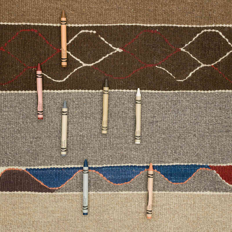 New Handwoven Turkish Kilim Rug - 4' 1" x 6' 2" (49" x 74") - K0070244