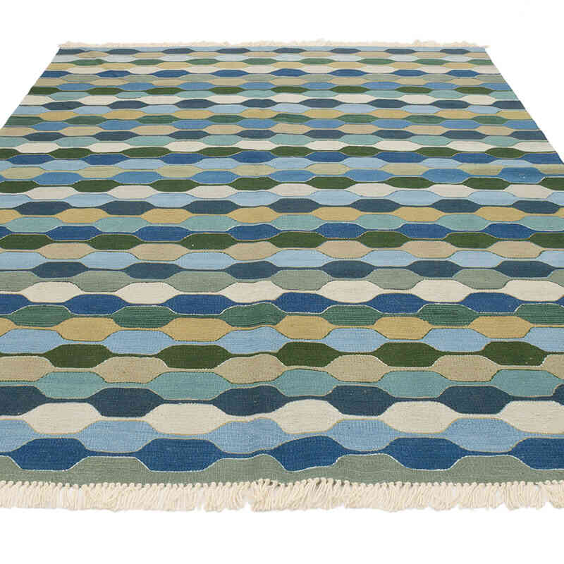 New Handwoven Turkish Kilim Rug - 6'  x 8' 4" (72" x 100") - K0070248
