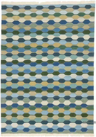 New Handwoven Turkish Kilim Rug - 6'  x 8' 4" (72" x 100")