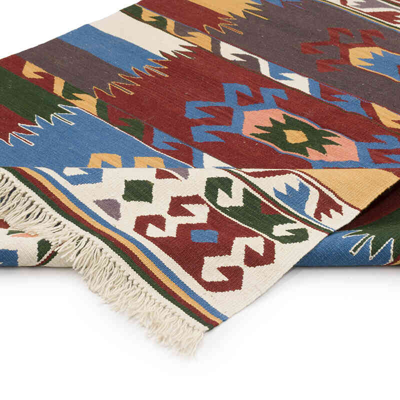 New Handwoven Turkish Kilim Rug - 4'  x 5' 10" (48" x 70") - K0070250