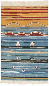 Nueva Alfombra Turca Kilim - 95 cm x 150 cm