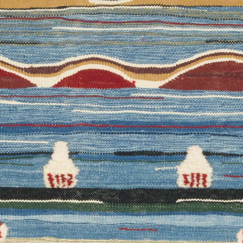 New Handwoven Turkish Kilim Rug - 3' 1" x 4' 11" (37" x 59") - K0070254