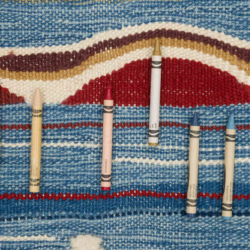 New Handwoven Turkish Kilim Rug - 3' 1" x 4' 11" (37" x 59") - K0070254