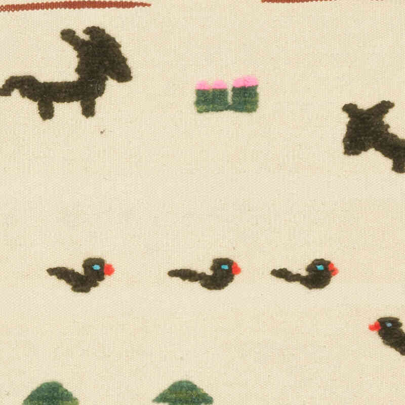 Yeni Kök Boya El Dokuma Kilim - 104 cm x 154 cm - K0070256