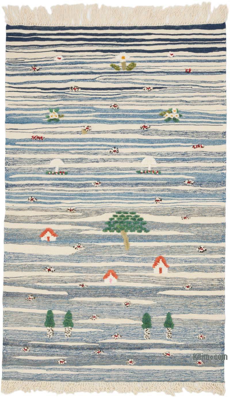 Nueva Alfombra Turca Kilim - 109 cm x 176 cm - K0070257