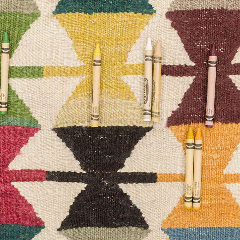 New Handwoven Turkish Kilim Rug - 5' 8" x 7' 10" (68" x 94") - K0070260