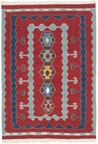 Yeni Kök Boya El Dokuma Kilim - 125 cm x 178 cm