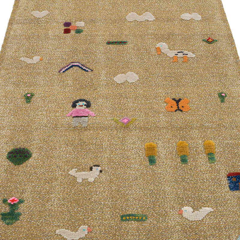 Nueva Alfombra Turca Kilim - 102 cm x 155 cm - K0070263