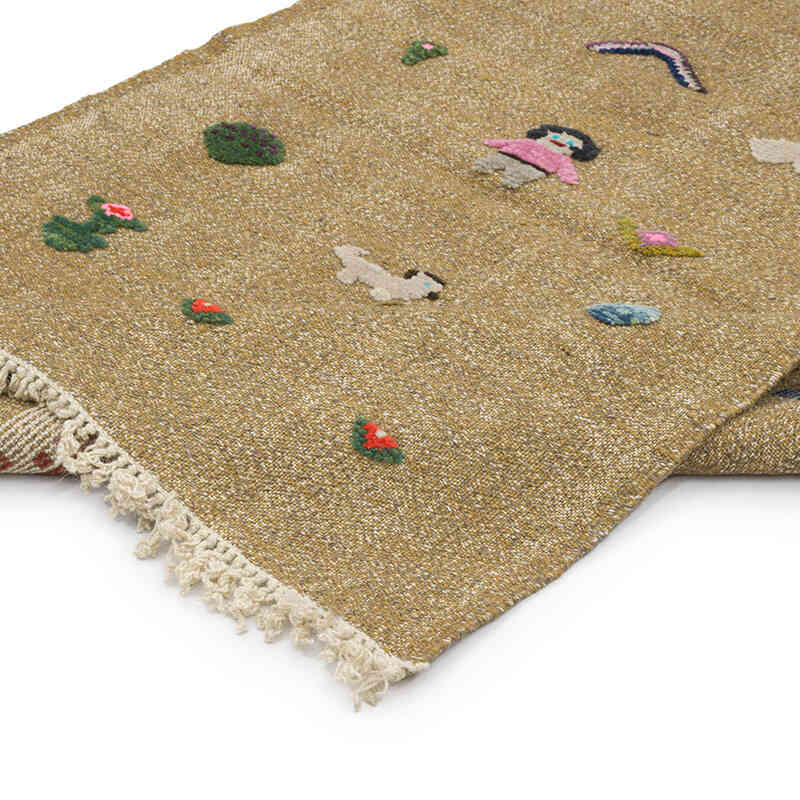 Nueva Alfombra Turca Kilim - 102 cm x 155 cm - K0070263