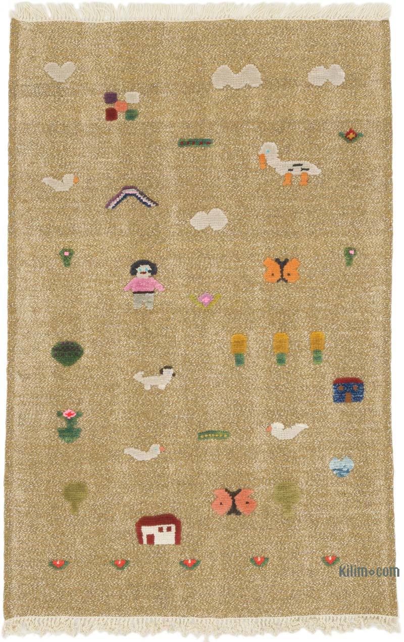 Nueva Alfombra Turca Kilim - 102 cm x 155 cm - K0070263