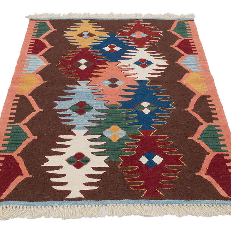 Nueva Alfombra Turca Kilim - 90 cm x 123 cm - K0070265