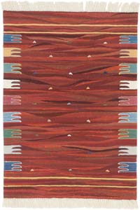 Yeni Kök Boya El Dokuma Kilim - 88 cm x 123 cm
