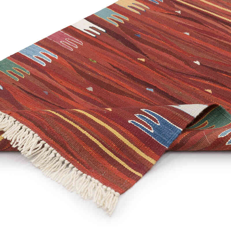 Yeni Kök Boya El Dokuma Kilim - 88 cm x 123 cm - K0070267
