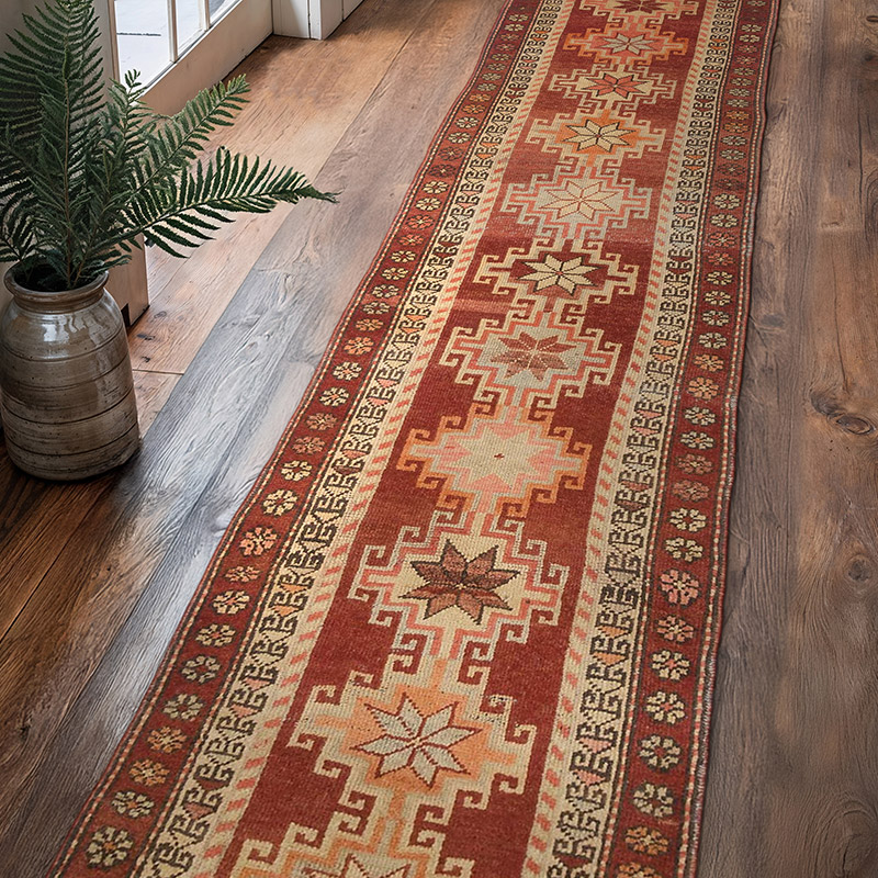 Vintage Anadolu Yolluk - 90 cm x 398 cm - K0070279
