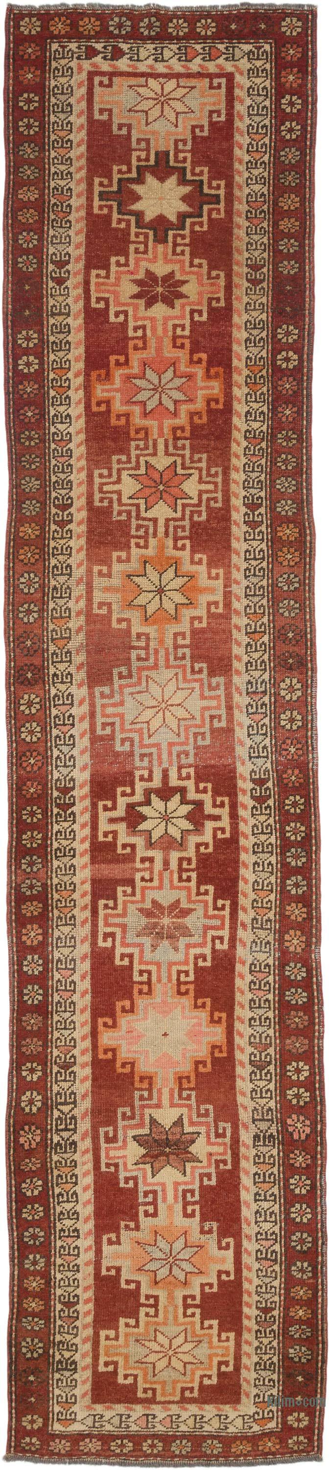 Vintage Anadolu Yolluk - 90 cm x 398 cm - K0070279