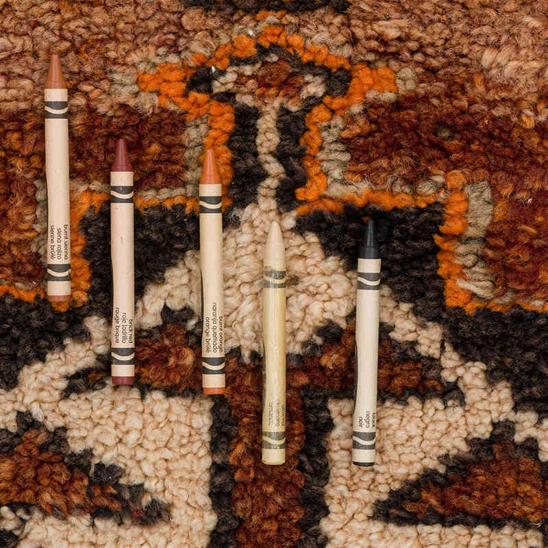 Alfombra Vintage de pasillo - 88 cm x 378 cm - K0070280