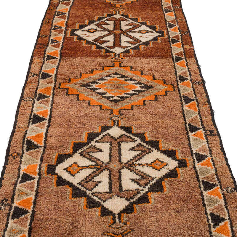 Alfombra Vintage de pasillo - 88 cm x 378 cm - K0070280