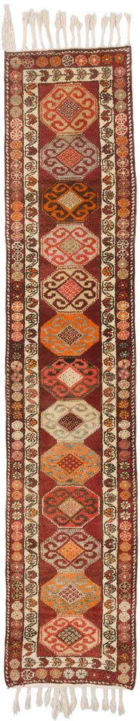 Vintage Tribal Runner Rug - 2' 9" x 13' 5" (33" x 161")