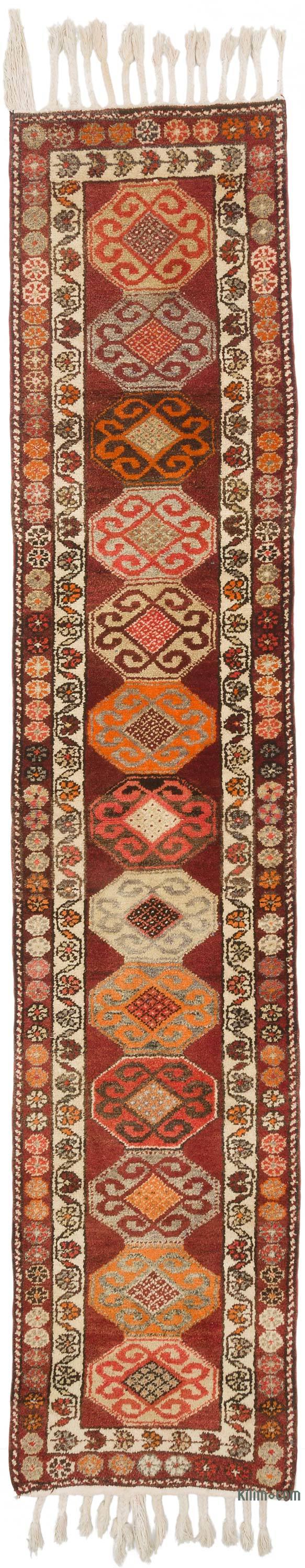 Vintage Tribal Runner Rug - 2' 9" x 13' 5" (33" x 161") - K0070281