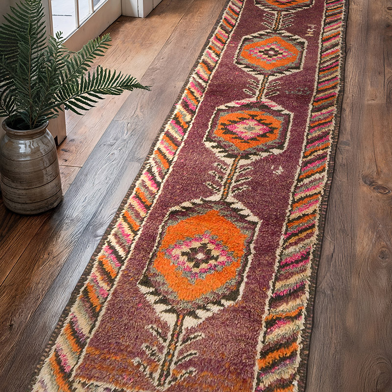 Vintage Anadolu Yolluk - 82 cm x 348 cm - K0070286