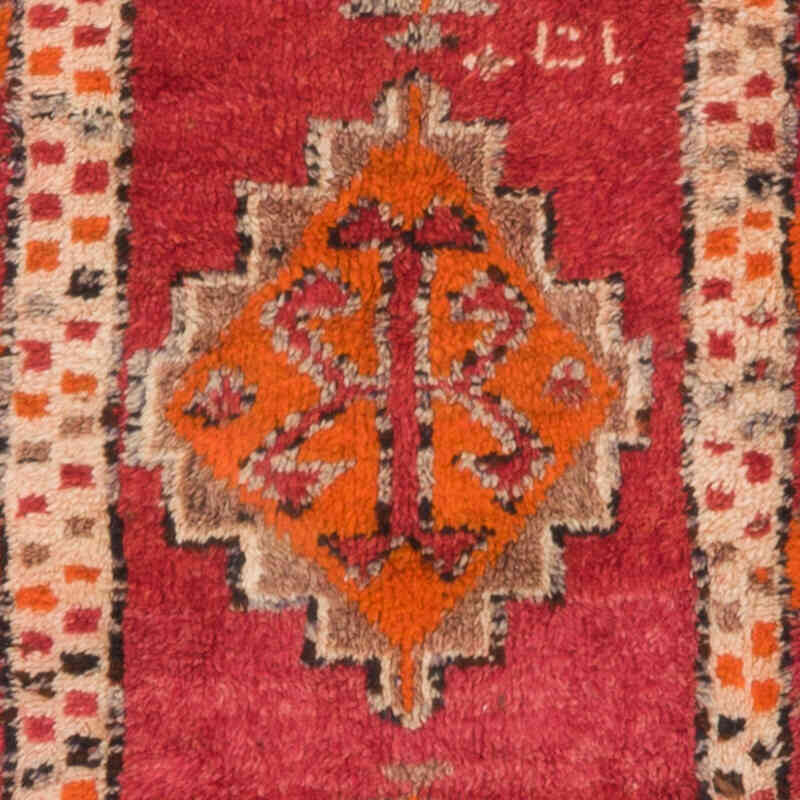Alfombra Vintage de pasillo - 88 cm x 371 cm - K0070288