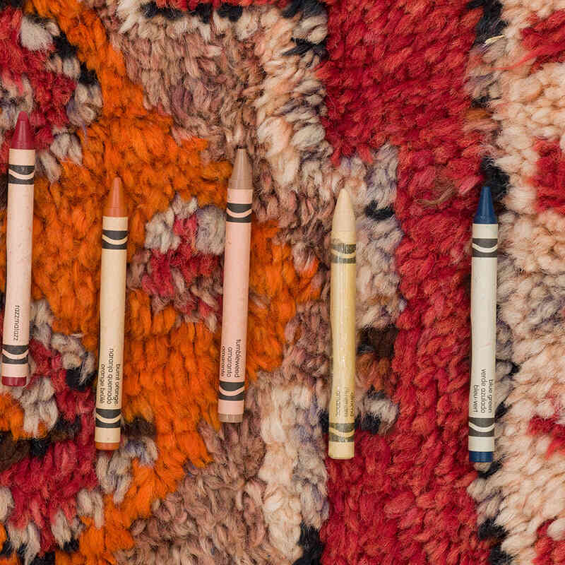 Alfombra Vintage de pasillo - 88 cm x 371 cm - K0070288