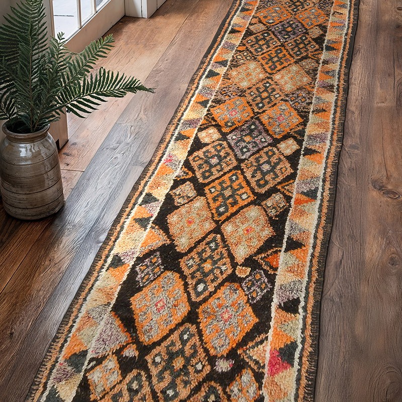 Vintage Anadolu Yolluk - 84 cm x 380 cm - K0070292