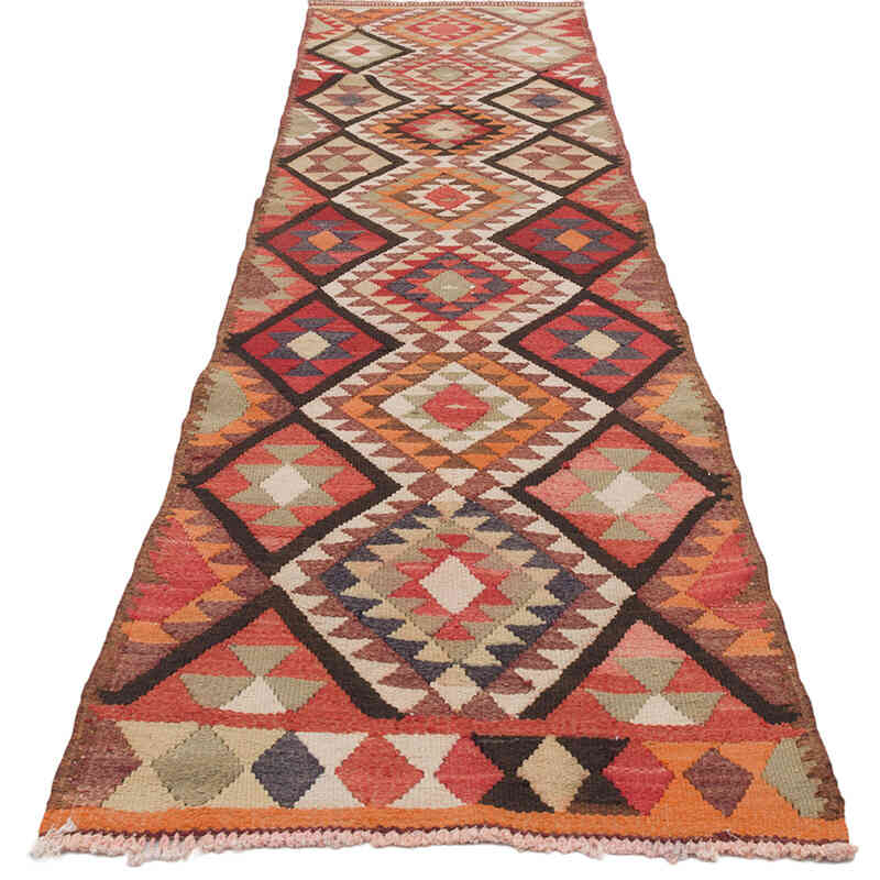 Vintage Anadolu Kilim Yolluk - 82 cm x 308 cm - K0070299