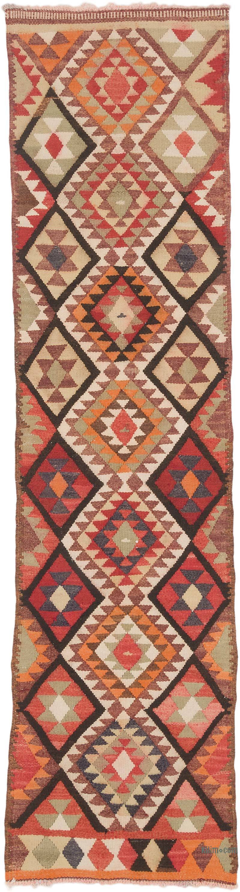Vintage Anadolu Kilim Yolluk - 82 cm x 308 cm - K0070299