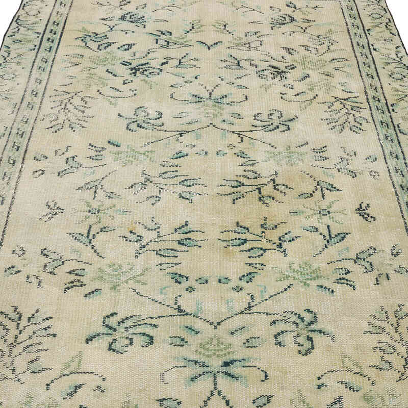 Alfombra Vintage Turca Anudada a Mano - 145 cm x 235 cm - K0070301