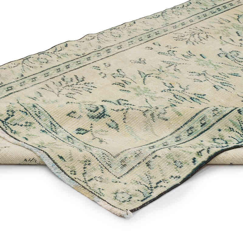 Alfombra Vintage Turca Anudada a Mano - 145 cm x 235 cm - K0070301