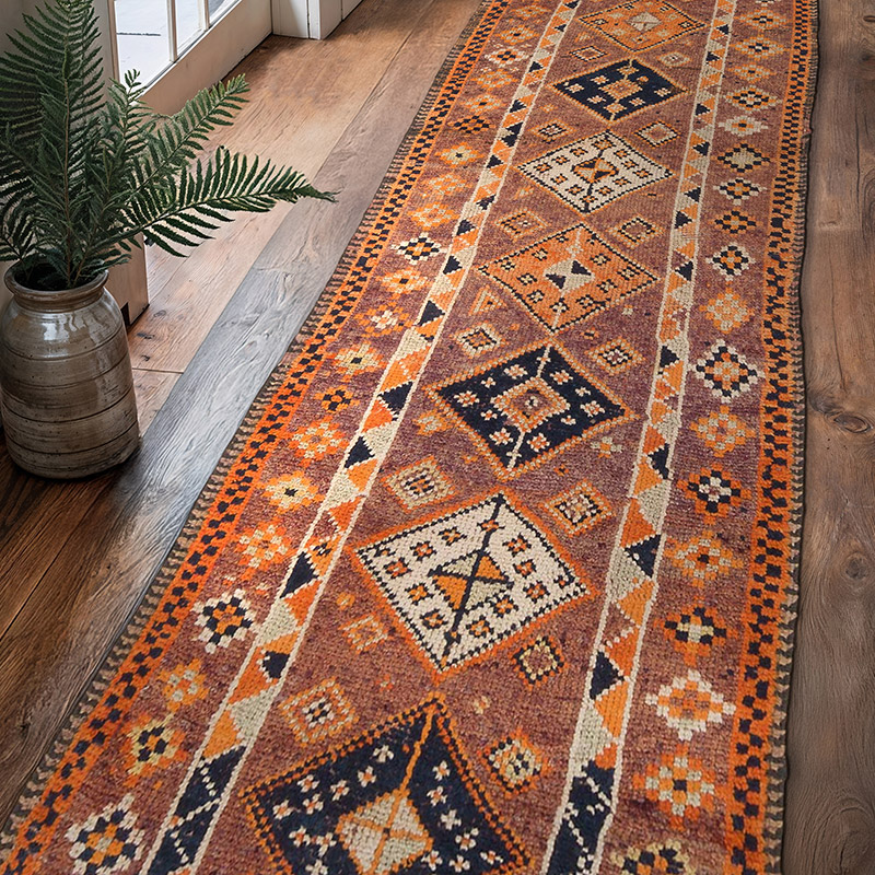 Vintage Anadolu Yolluk - 100 cm x 341 cm - K0070304