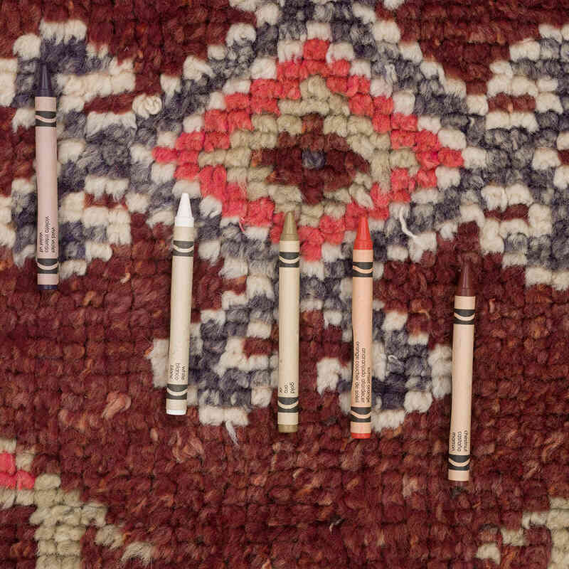 Vintage Tribal Runner Rug - 3' 1" x 9' 9" (37" x 117") - K0070305