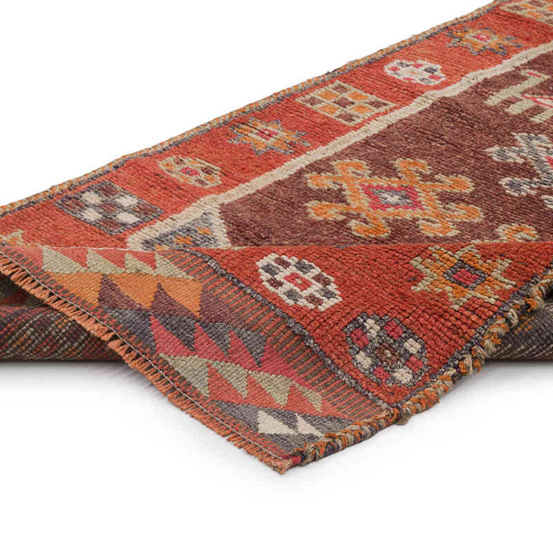 Vintage Tribal Runner Rug - 3' 1" x 9' 9" (37" x 117") - K0070305