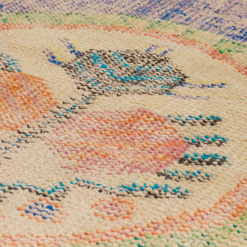 Alfombra Vintage Turca Anudada a Mano - 77 cm x 148 cm - K0070308