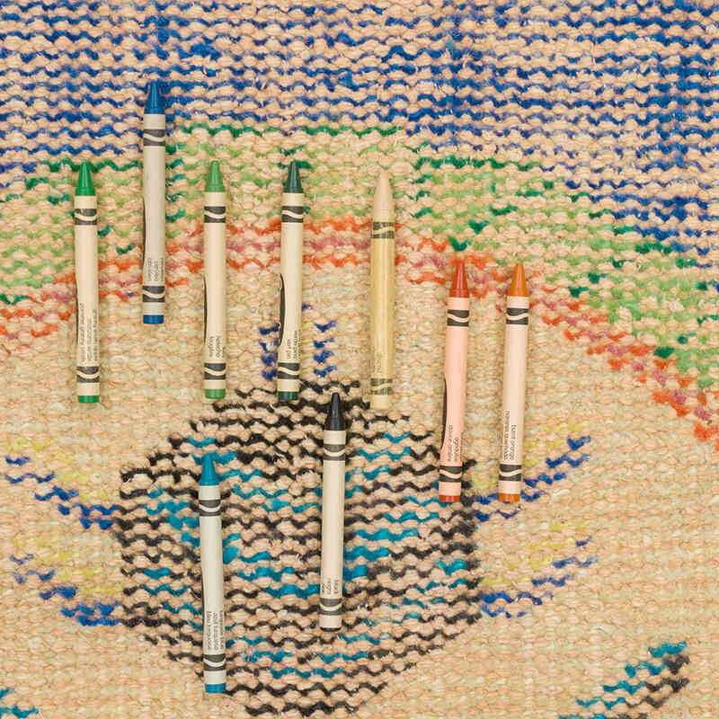 Alfombra Vintage Turca Anudada a Mano - 77 cm x 148 cm - K0070308