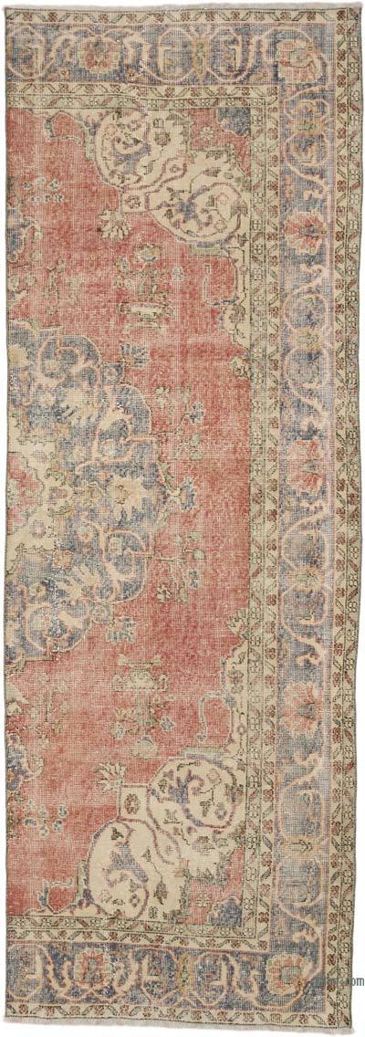 Alfombra Turca Vintage De Pasillo - 107 cm x 303 cm