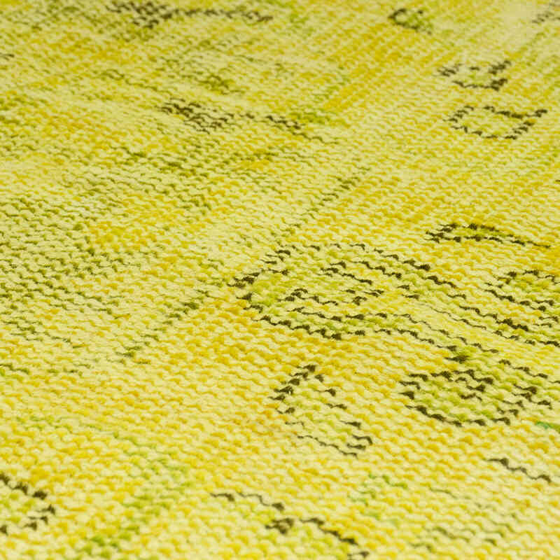 Alfombra Turca Vintage Sobre-teñida - 140 cm x 258 cm - K0070313