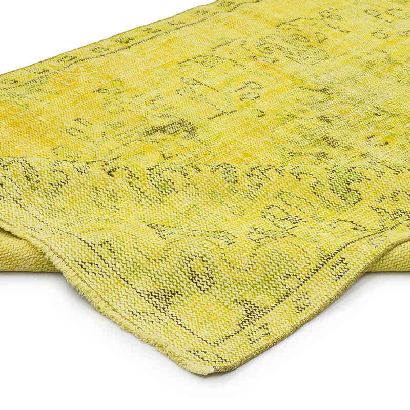 Alfombra Turca Vintage Sobre-teñida - 140 cm x 258 cm - K0070313