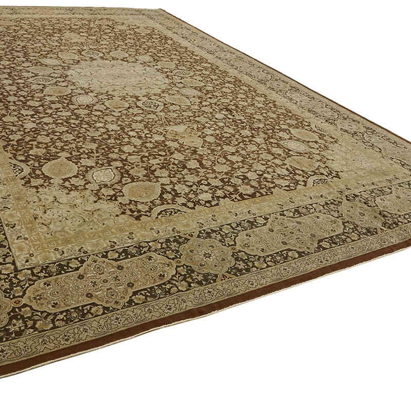New Hand-Knotted Wool Oushak Rug - K0070344
