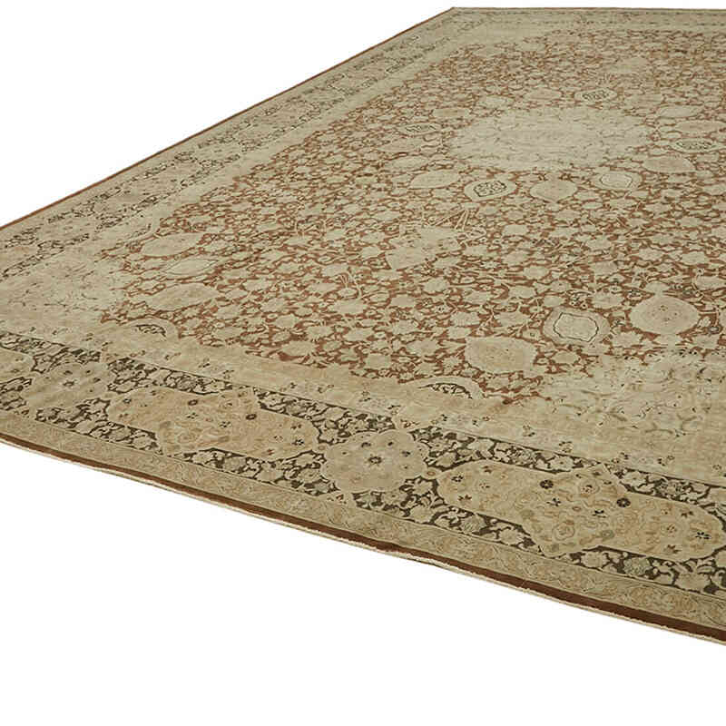 New Hand-Knotted Wool Oushak Rug - K0070344