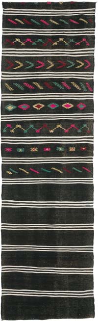 Corredor Vintage Anatolian Kilim - 98 cm x 332 cm