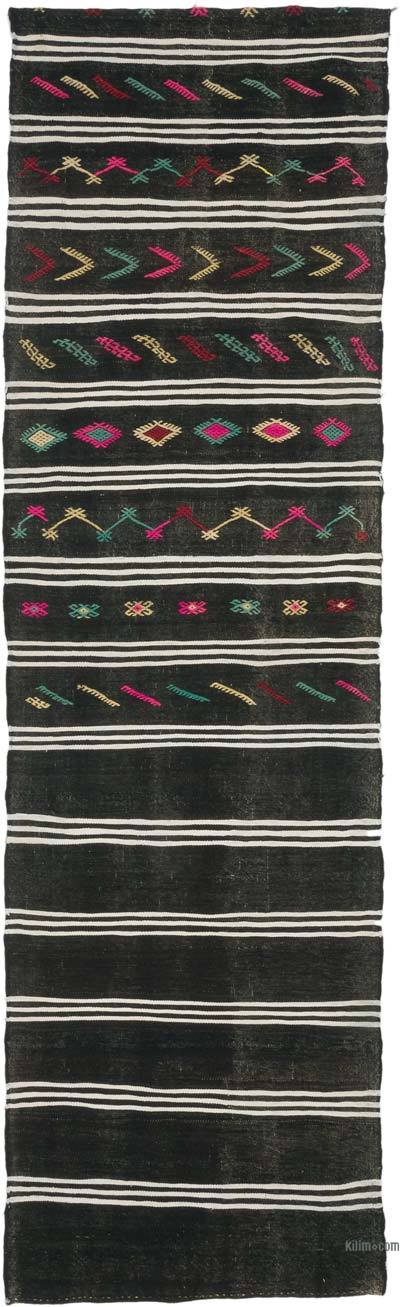 Vintage Anatolian Kilim Runner - 3' 3" x 10' 11" (39" x 131")