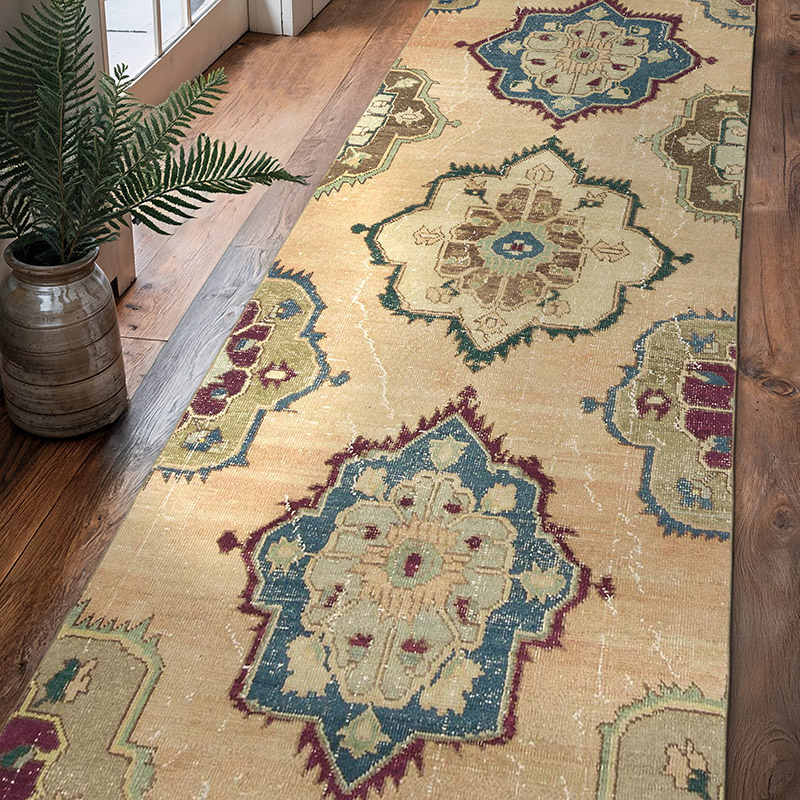 Alfombra Turca Vintage - 98 cm x 327 cm - K0070361