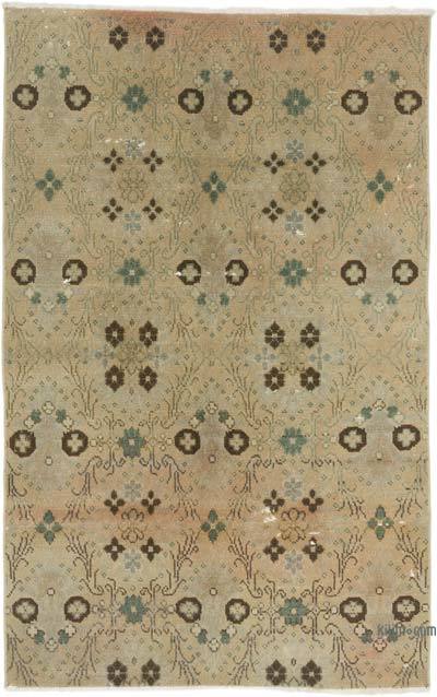 Vintage Turkish Hand-Knotted Rug - 100 cm x 160 cm