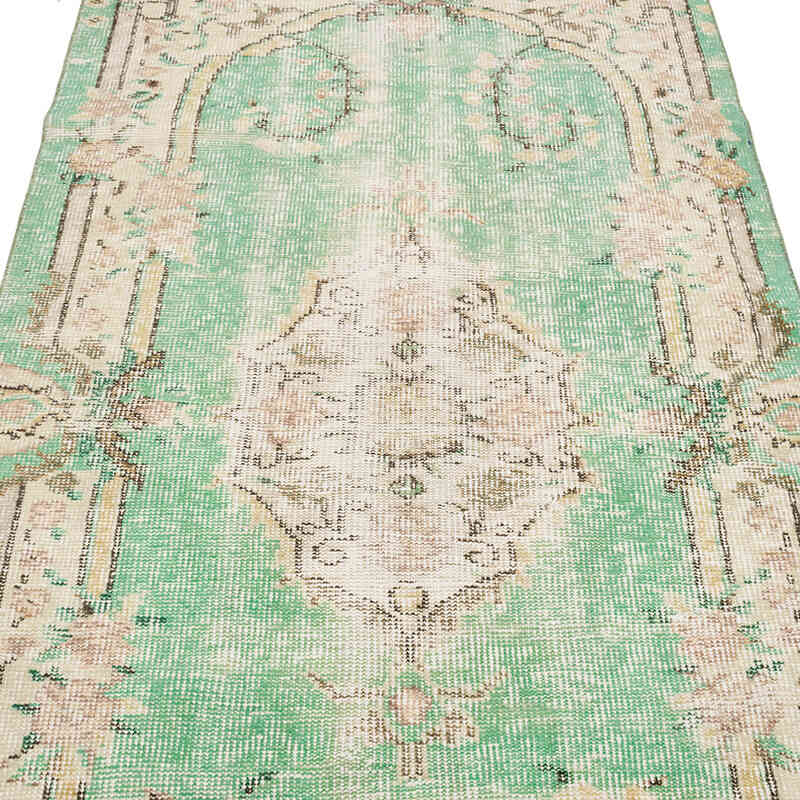 Alfombra Vintage Turca Anudada a Mano - 110 cm x 200 cm - K0070366