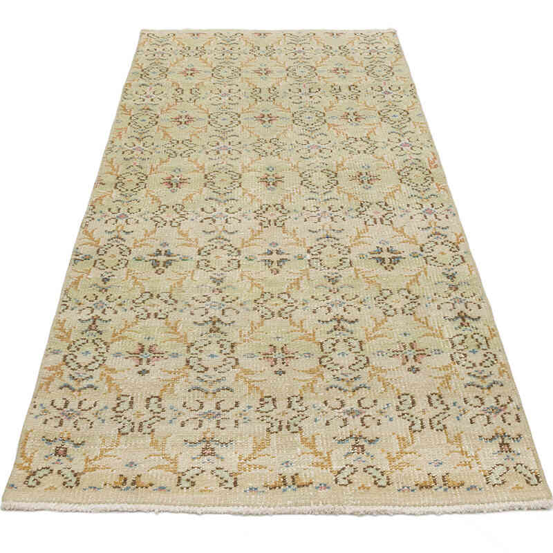 Vintage Turkish Hand-Knotted Runner - 2' 8" x 6' 7" (32" x 79") - K0070370