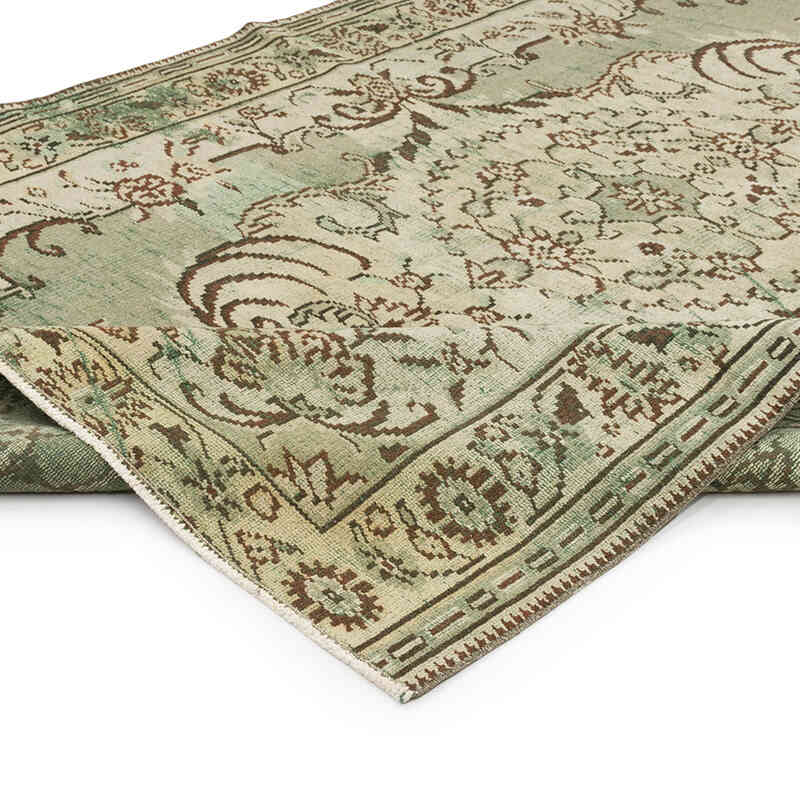 Vintage Turkish Hand-Knotted Rug - 5' 11" x 9' 2" (71" x 110") - K0070371